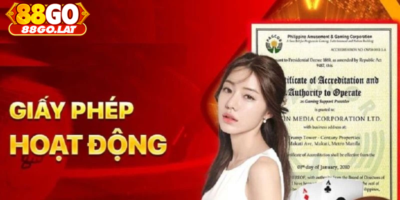 PAGCOR – Giấy phép hoạt động 88GO đầu tiên